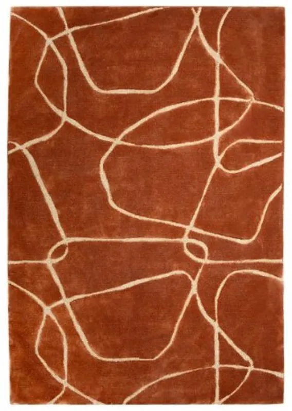 Casa Padrino luxury carpet brown / cream 160 x 230 cm - Rectangular living room carpet - Modern bedroom carpet - Luxury interior - Luxury quality Mega-Angebot