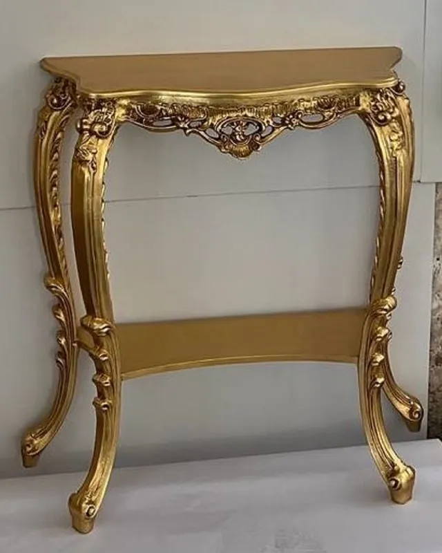 Sofort Bestellen Casa Padrino luxury baroque console gold - Handmade solid wood console table - Magnificent luxury baroque furniture - Luxury Quality - Made in Italy