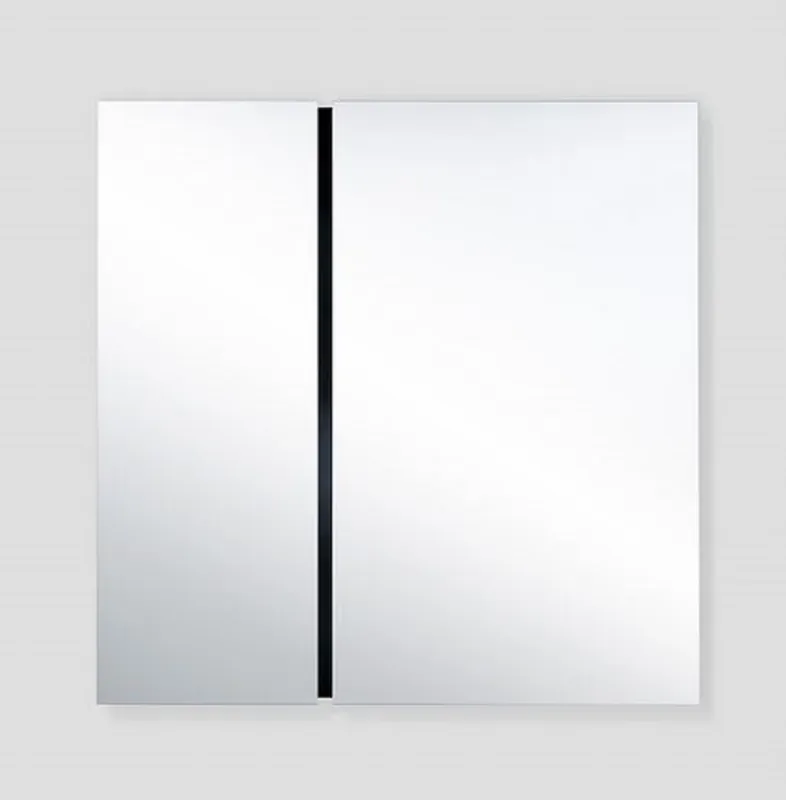 Expressversand Casa Padrino luxury wall mirror black 150 x 3.5 x H. 150 cm - Living room mirror - Bedroom mirror - Wardrobe mirror - Luxury furniture - Luxury interior - Luxury quality