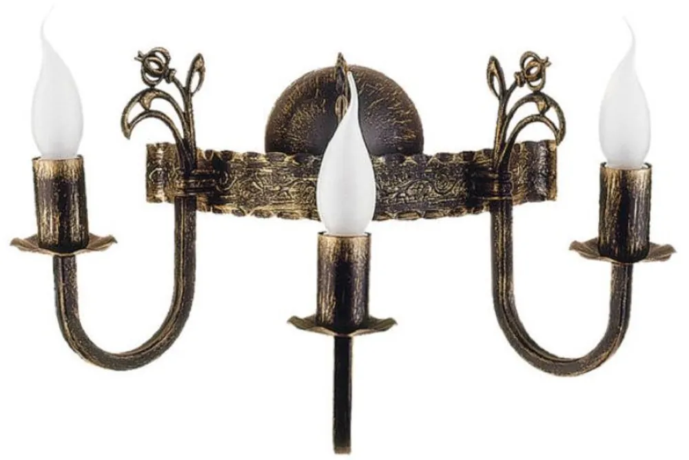 Casa Padrino baroque wall lamp antique bronze 42 x 24 x H. 25 cm - Baroque style metal wall lamp - Baroque lights - Noble & magnificent Preisreduziert