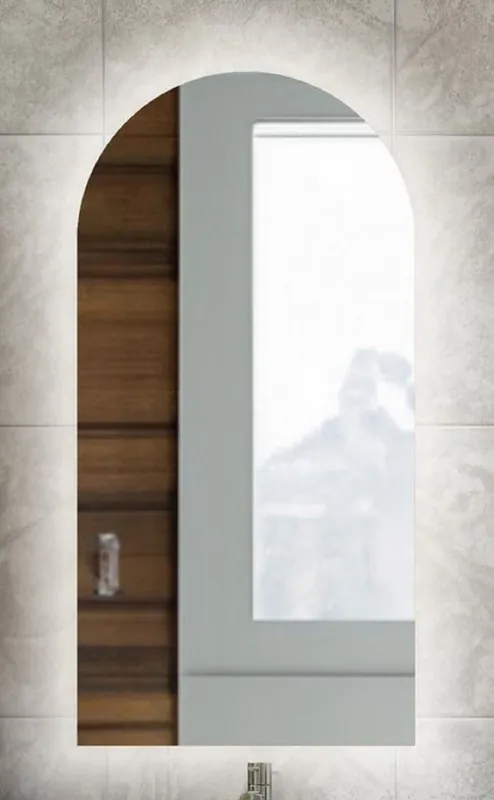 Casa Padrino luxury bathroom mirror 60 x 3 x H. 120 cm - Wall mirror with LED backlight - Bathroom furniture - Bathroom accessories - Luxury furniture Begrenztes Angebot