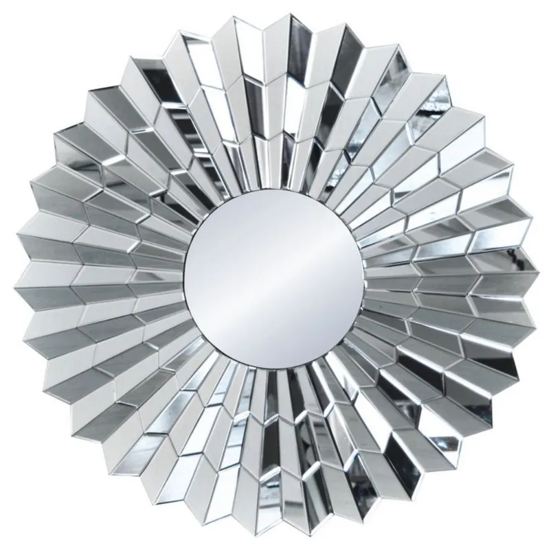 Kracherpreis Casa Padrino luxury mirror Ø 90 cm - Round living room wall mirror - Cloakroom mirror - Bedroom mirror - Luxury collection