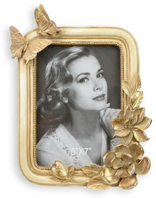 Casa Padrino baroque picture frame gold 19.5 x H. 25.4 cm - Antique style picture frame - Baroque desk decoration - Decorative accessories in baroque style - Baroque interior Schneller Versand