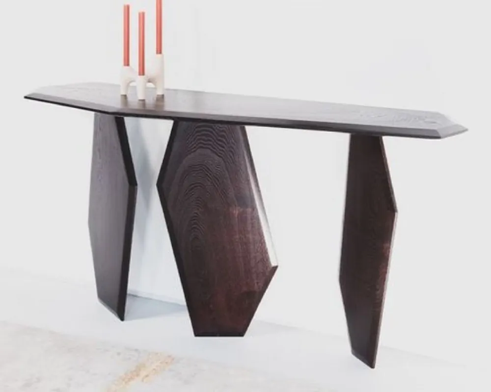 Online Kaufen Casa Padrino luxury console dark brown 154 x 40 x H. 80 cm - Solid wood console table - Living room furniture - Luxury furniture - Luxury furnishings