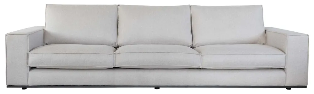 Casa Padrino luxury sofa gray 285 x 106 x H. 83 cm - Living room sofa - Hotel sofa - Living room furniture - Hotel furniture - Luxury furniture Sonderaktion