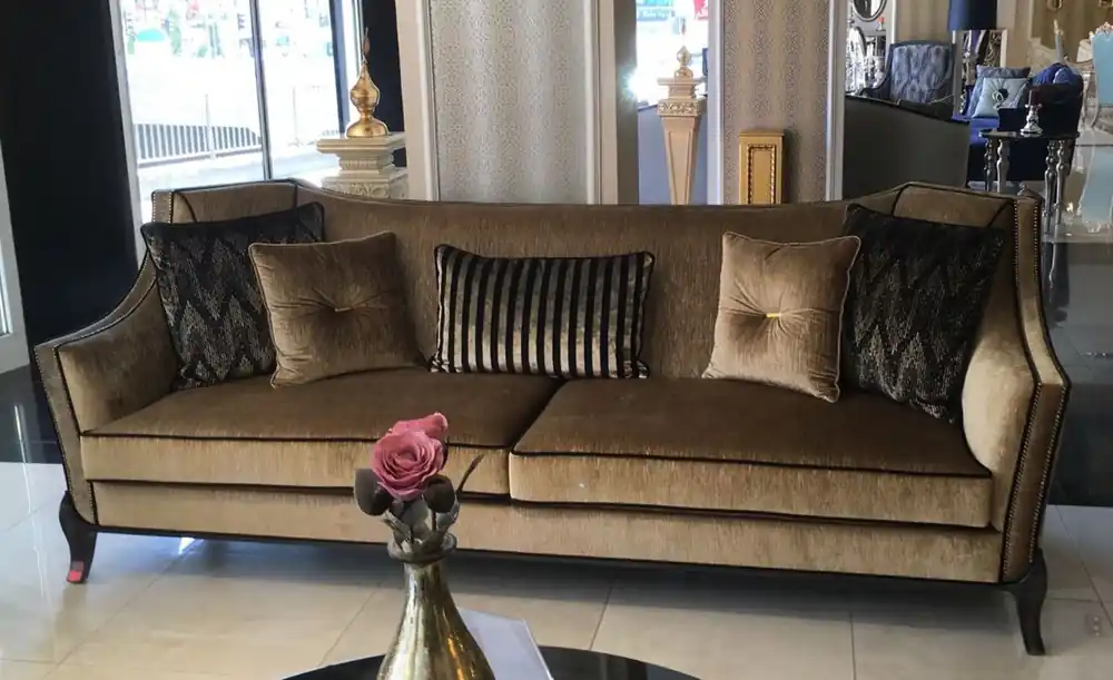 Casa Padrino canapé baroque de luxe or / noir 250 x 90 x H. 100 cm - Canapé de salon de style baroque - Mobilier Baroque - Noble & Magnifique Rabatt