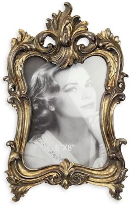 Casa Padrino cadre de photo baroque or antique 20,8 x H. 33 cm - Magnifique cadre photo de style ancien - Accessoires décoratifs dans le style baroque Top-Seller