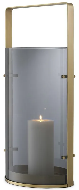 Casa Padrino porte-bougie de luxe laiton antique / gris 29,5 x 21 x H. 65 cm - Accessoires de Gastronomie - Qualité de Luxe Wochenendangebot