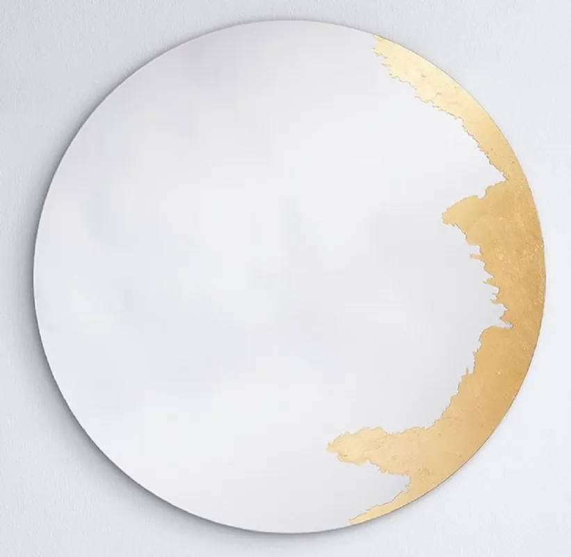 Online Kaufen Casa Padrino miroir mural de luxe or Ø 70 cm - Miroir de salon rond - Miroir de chambre - Miroir d'armoire - Mobilier de luxe - Intérieur de luxe - Qualité de luxe