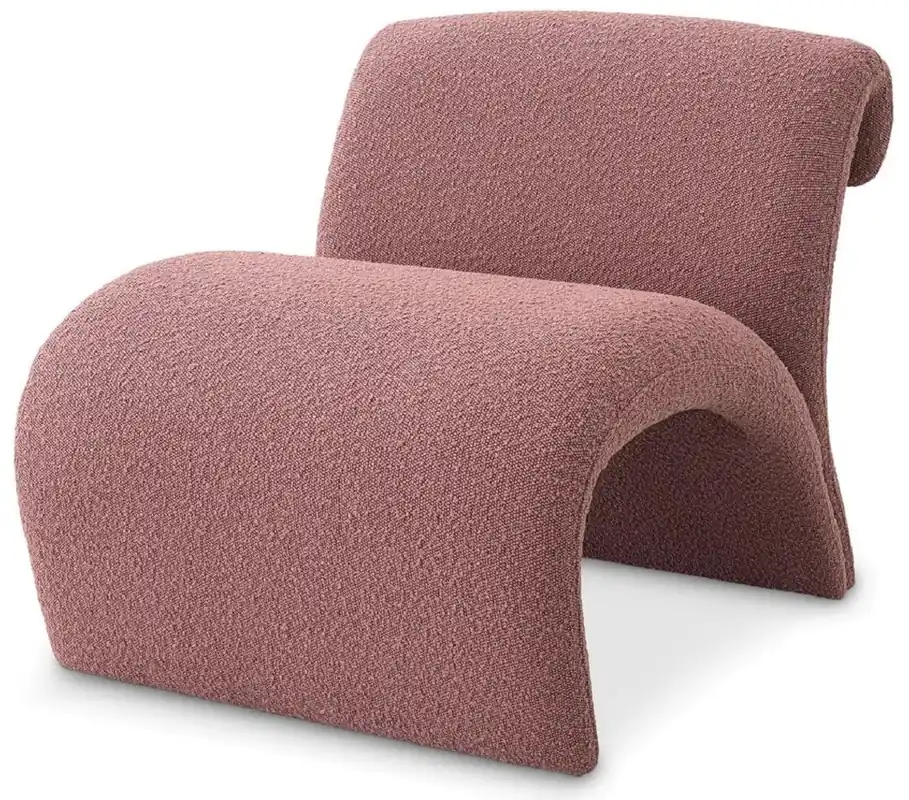 Casa Padrino fauteuil design de luxe rose 69 x 74 x H. 67 cm - Fauteuil de salon - Fauteuil d'hôtel - Mobilier de salon - Mobilier de luxe - Ameublement de salon - Ameublement de luxe Bestseller