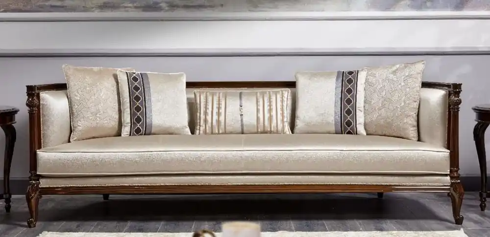 Preis Gesenkt Casa Padrino canapé baroque de luxe or / marron foncé - Magnifique canapé de salon - Meuble de salon de style baroque - Meuble de luxe de style baroque - Noble & Magnifique