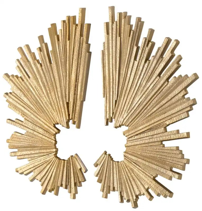 Casa Padrino ensemble décoration murale de luxe or 55 x 7,5 x H. 75 cm - Décoration de salon - Décoration hôtel - Accessoires déco - Meuble de luxe - Collection de luxe Finale Aktion