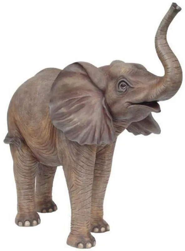 Preiswert Casa Padrino sculpture décorative de luxe éléphant gris 160 x 66 x H. 160 cm - Grande figurine décorative - Sculpture décorative XXL - Figurine décorative XXL - Figurines XXL de luxe