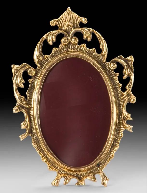 Casa Padrino cadre de photo baroque de luxe or 13 x H. 19 cm - Cadre de photo en bronze de style baroque fait main - Accessoires de décoration baroque - Noble & Magnifique Sonderangebot