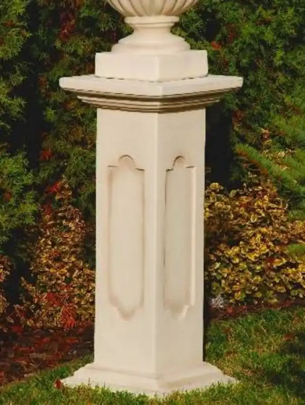 Sale Casa Padrino Pilier Baroque Sable / Beige 34 x 34 x H. 80 cm - Magnifique Pilier de Jardin de Style Baroque - Pilier de Décoration de Jardin - Accessoires Décoration Jardin & Terrasse Baroque