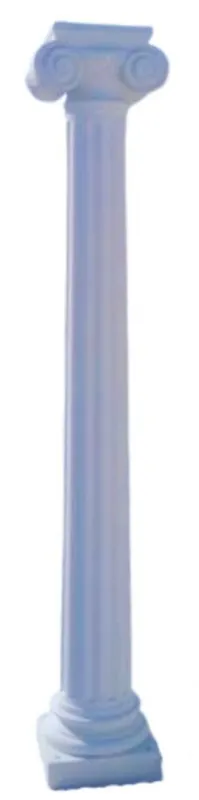 Casa Padrino Pilier Baroque Gris H. 260 cm - Colonne de Jardin Géante de Style Baroque - Pilier de Décoration de Jardin - Accessoires Décoration Jardin & Terrasse Baroque Neue Kollektion
