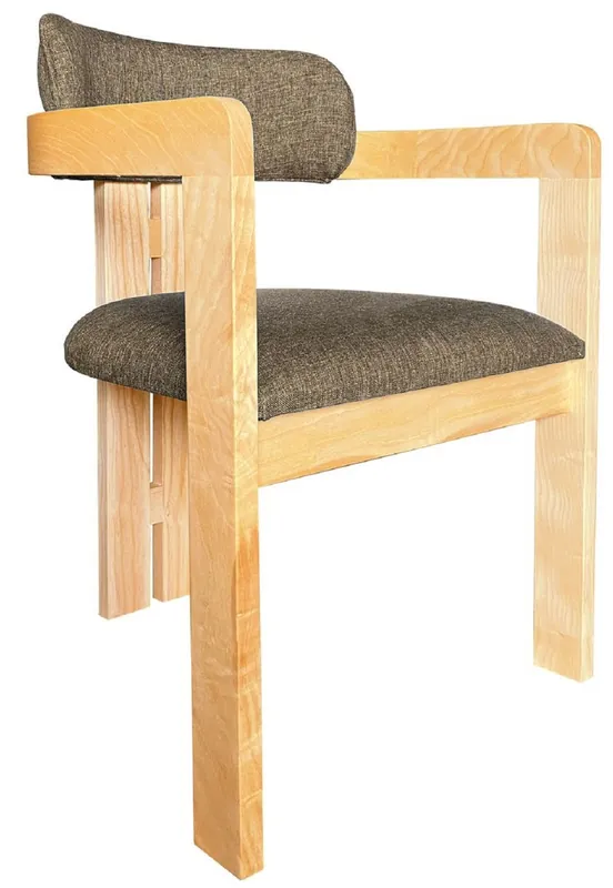 Garantierte Lieferung Casa Padrino chaise de salle à manger de luxe avec accoudoirs noir / naturel 56 x 54 x H. 82 cm - Chaise de cuisine en bois massif - Meuble de salle à manger - Meuble en bois massif de luxe