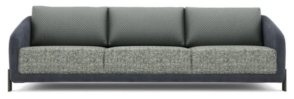 Bestpreis Casa Padrino canapé de luxe vert / bleu / noir 255 x 86 x H. 75 cm - Canapé de salon - Canapé d'hôtel - Meuble de salon - Meuble d'hôtel - Meuble de luxe - Ameublement de luxe