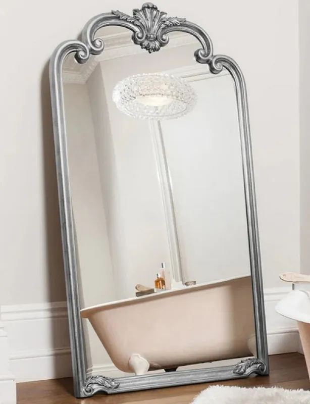 Top-Preis Casa Padrino miroir baroque de luxe argent - Magnifique miroir mural de style baroque italien - Meuble de luxe fait main de style baroque - Fabriqué en Italie - Magnifique meubles baroques