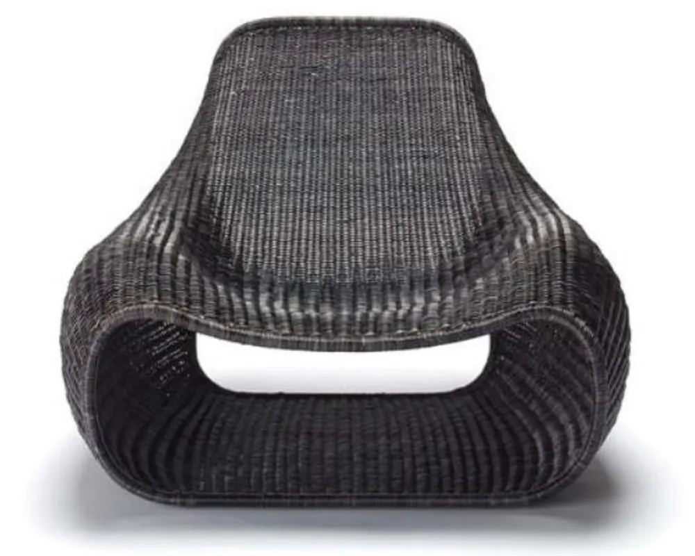 Casa Padrino Fauteuil de Jardin de Luxe Noir 104 x 89 x H. 85 cm - Fauteuil en Rotin - Meubles en Rotin - Meubles de Jardin et Terrasse - Qualité de Luxe - Fabriqué en Italie Bestpreis