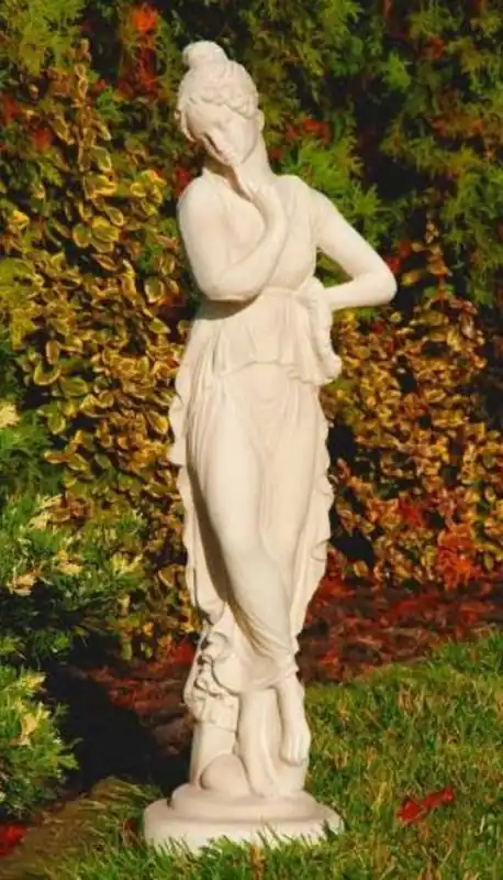 Casa Padrino Sculpture de Décoration de Jardin Art Nouveau Dame Sable H. 67 cm - Figure de Jardin Elégante - Accessoires de Décoration de Jardin Baroque & Art Nouveau Jetzt Bestellen