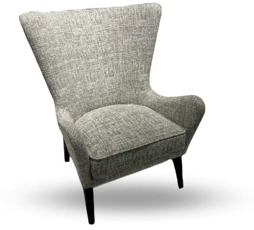 Casa Padrino fauteuil de luxe gris / noir 80 x 87 x H. 105 cm - Fauteuil de salon - Fauteuil d'hôtel - Meuble de salon - Meuble d'hôtel - Meuble de luxe - Ameublement de salon de luxe Letzte Chance