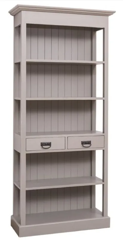 Casa Padrino armoire de style campagnard shabby chic gris antique 91 x 39 x H. 197 cm - Armoire de salle à manger de style campagnard - Meuble en bois massif de style campagnard shabby chic Neue Ware