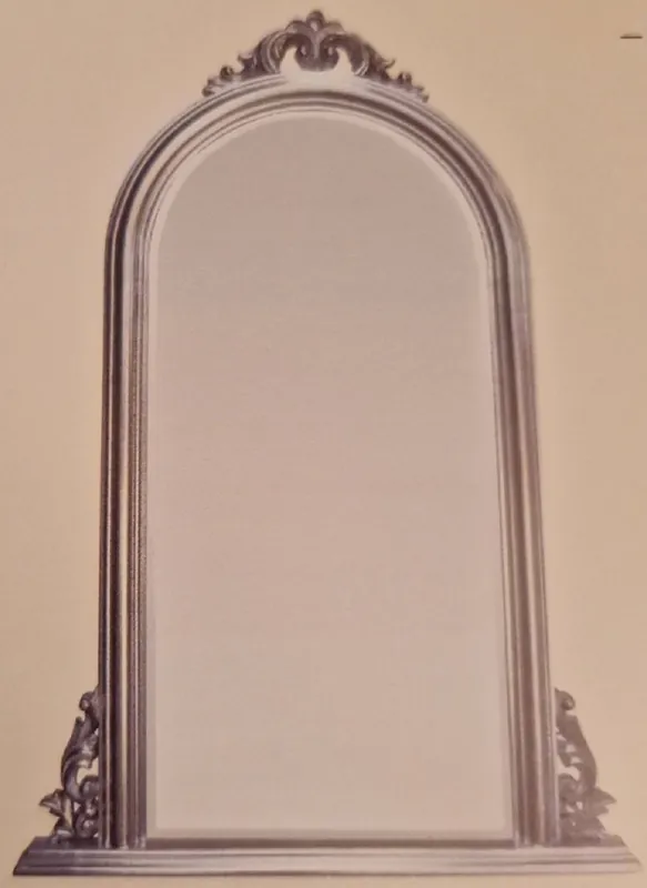Kracherpreis Casa Padrino miroir baroque de luxe argent - Miroir mural fait main de style baroque - Miroir de salon baroque - Miroir d'armoire baroque - Mobilier Baroque