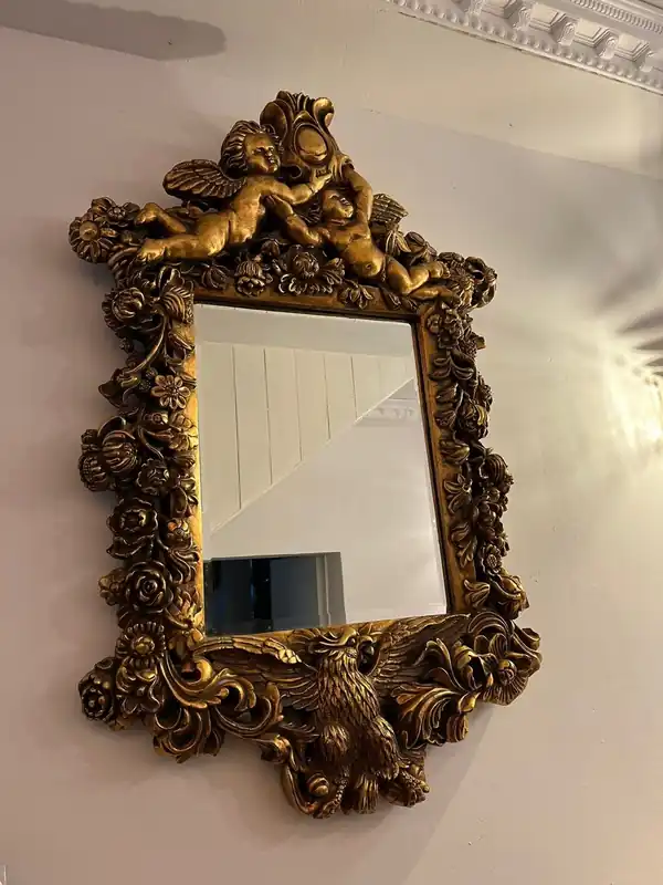 Casa Padrino miroir baroque or - Miroir mural de style baroque avec ornements élégantes - Meuble baroque - Noble & magnifique Sale