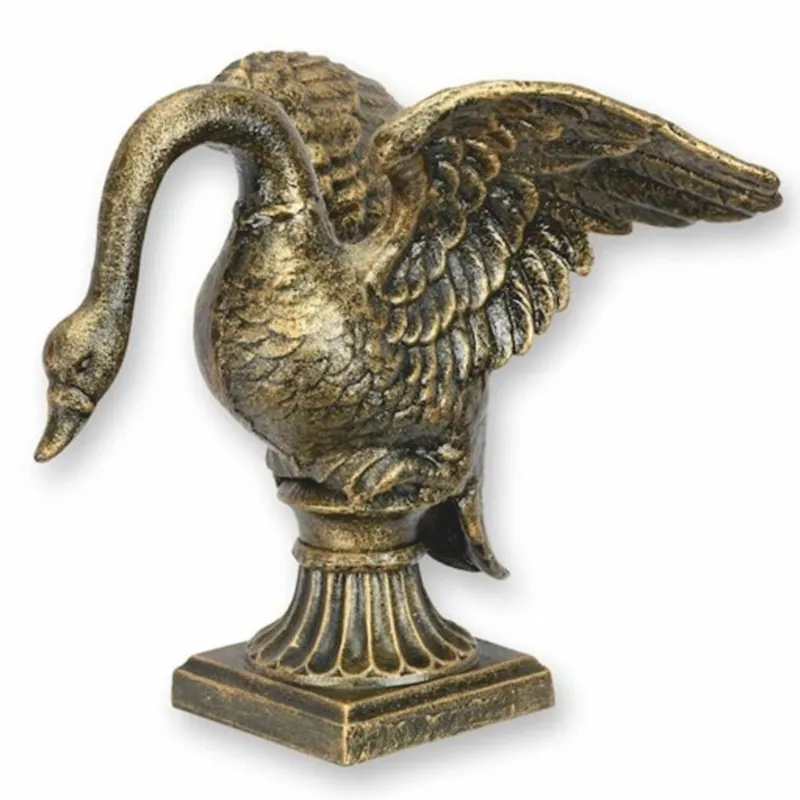Casa Padrino sculpture de jardin baroque cygne H. 30,6 cm - Figurine en fonte Jetzt Kaufen