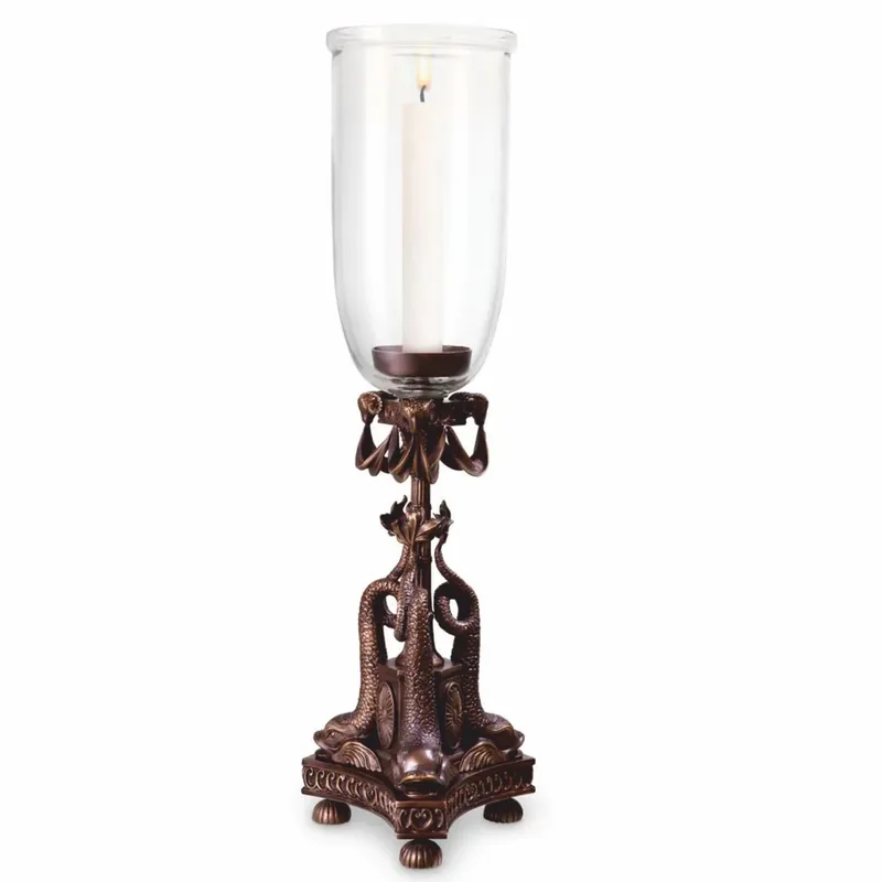 Casa Padrino porte bougie baroque de luxe bronze H. 68 cm - Accessoires de décoration baroque Billig