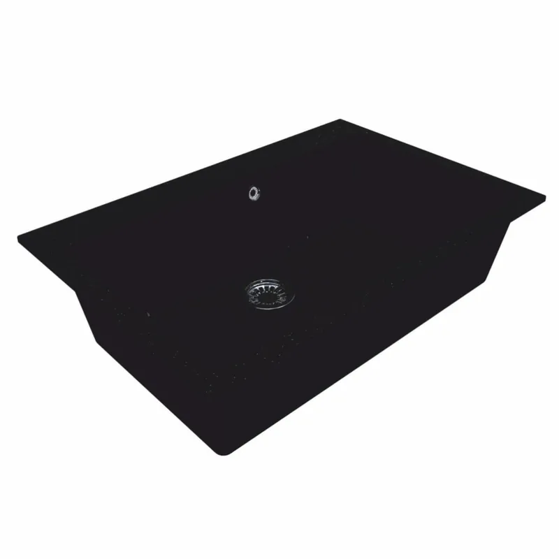 Casa Padrino évier de luxe en pierre naturelle noir 76 cm - Accessoires de cuisine Neu