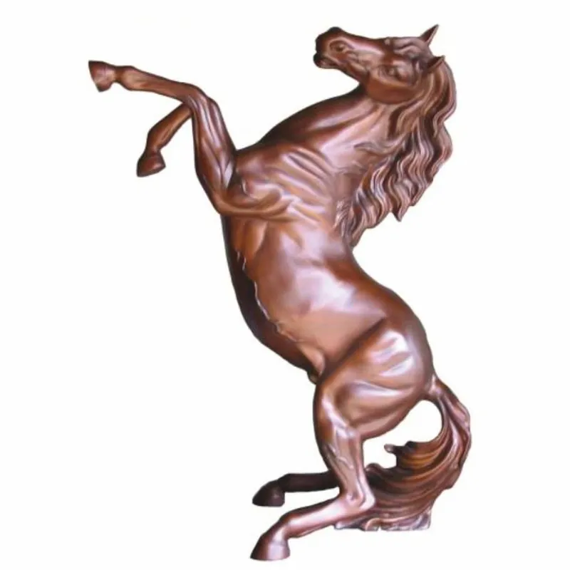 Preis Gesenkt Casa Padrino sculpture décorative de luxe en bronze cheval sauvage marron H. 108 cm - Figurine en bronze