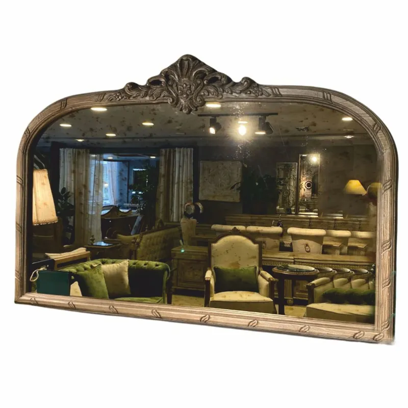 Preiswert Casa Padrino miroir baroque de luxe naturel / gris 140 cm - Meubles baroques
