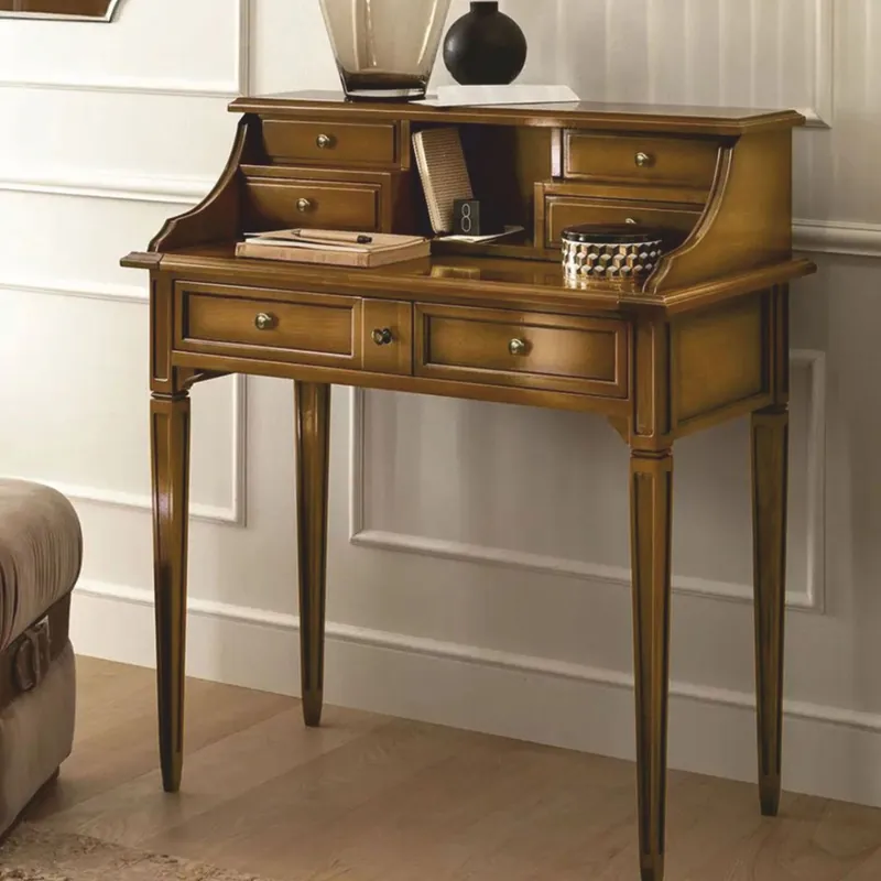 Casa Padrino Secrétaire Art Déco de Luxe Marron 86 cm - Mobilier Art Déco - Fabriqué en Italie Jetzt Kaufen