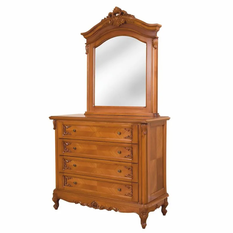 Casa Padrino commode baroque de luxe avec miroir marron - Meubles de chambre de style baroque Angebot