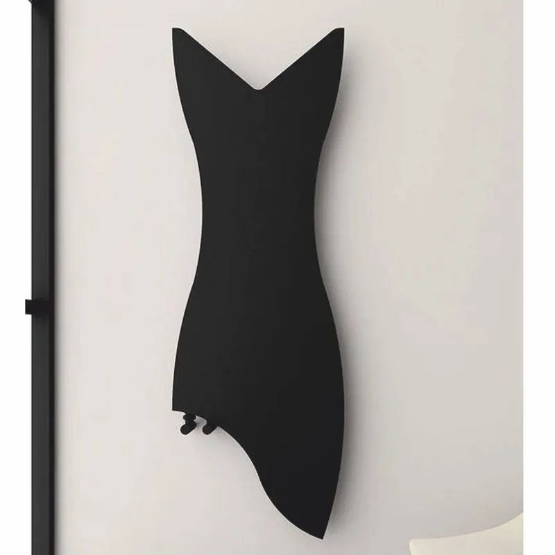 Casa Padrino chauffage mural de salle de bain de luxe en forme de robe de femme noir H. 119 cm Neu Im Sortiment