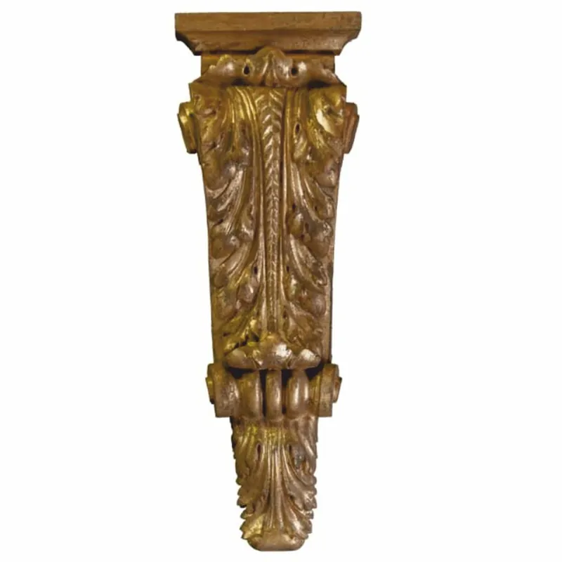 Casa Padrino console murale baroque de luxe or antique H. 47 cm - Fabriquée en Italie Zertifiziert
