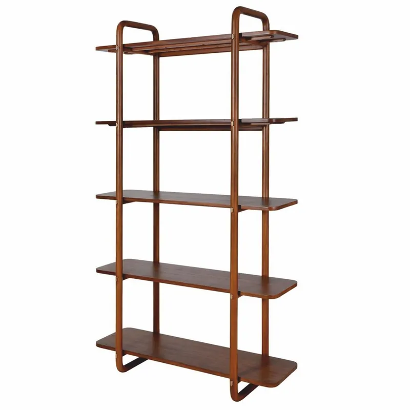 Angebot Casa Padrino armoire étagère de luxe en acajou marron 120 x H. 210 cm - Meubles de luxe