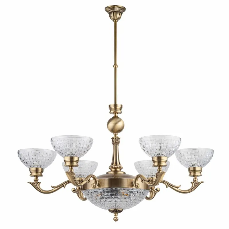 Casa Padrino lustre baroque de luxe laiton avec patiné Ø 32 x H. 54 cm Günstig