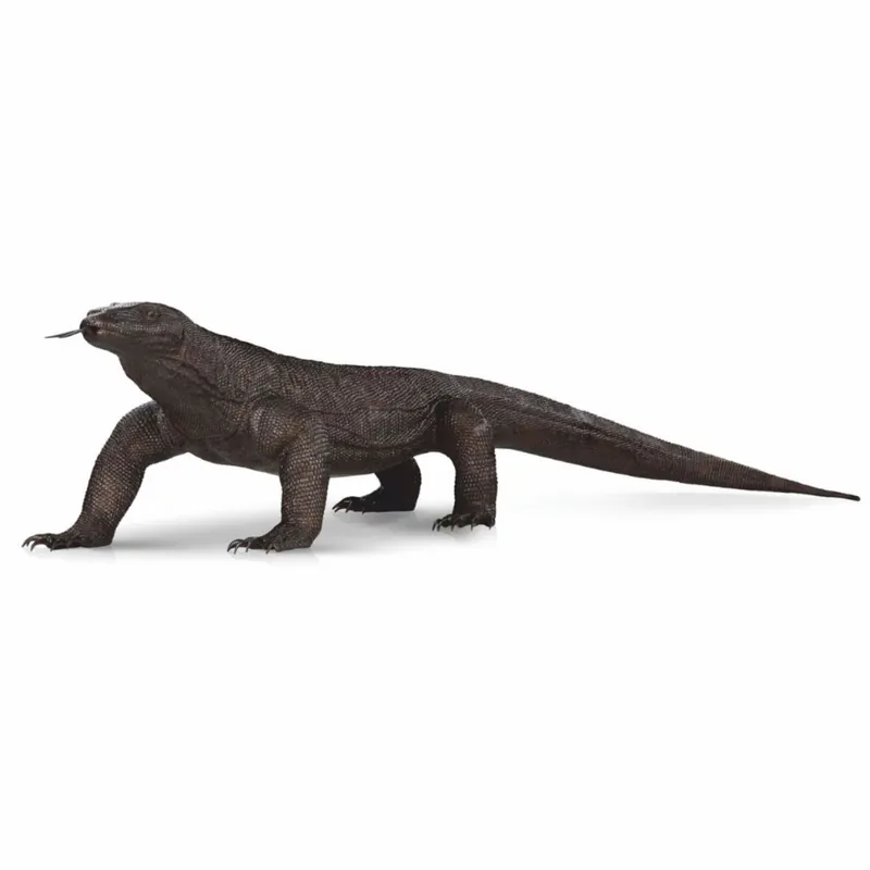 Solange Der Vorrat Reicht Casa Padrino sculpture de jardin XXL en bronze dragon de komodo 280 cm - Figurine grandeur nature