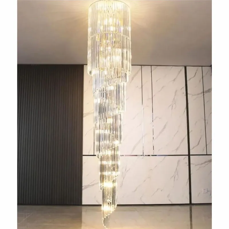 Angebot Casa Padrino lustre de luxe en verre argent Ø 65 x H. 250 cm - Fabriqué en Italie