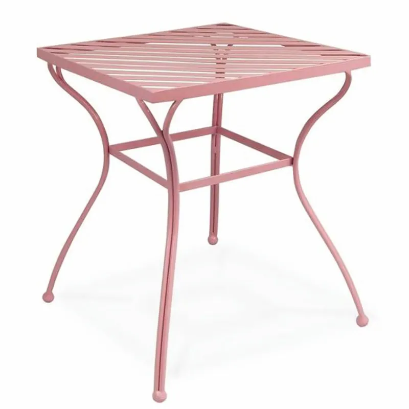 Heißes Angebot Casa Padrino table de jardin Art Nouveau rose 55 x H. 65 cm - Meubles de jardin nostalgique