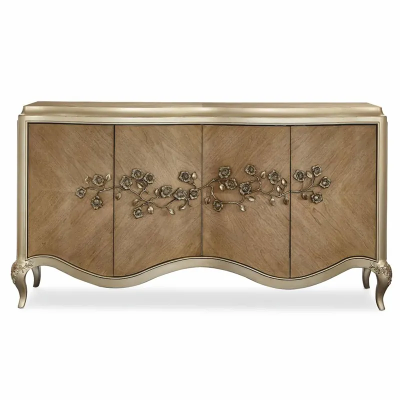 Casa Padrino buffet baroque de luxe marron / champagne-or 183 cm - Meubles baroques Neue Kollektion