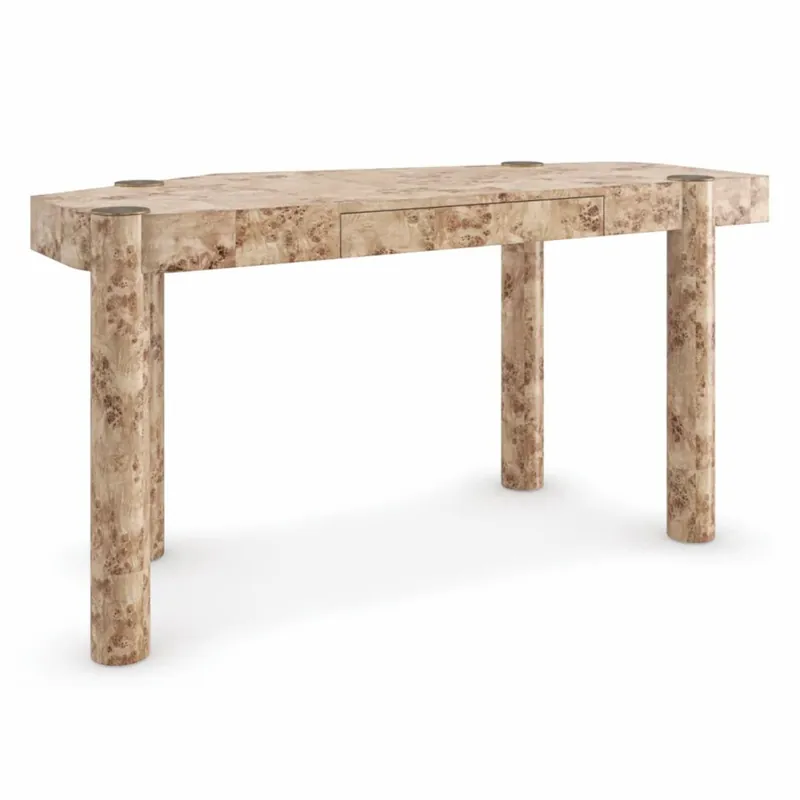 Versand Am Gleichen Tag Casa Padrino bureau de luxe avec tiroir en érable moucheté 155 cm - Meubles de bureau