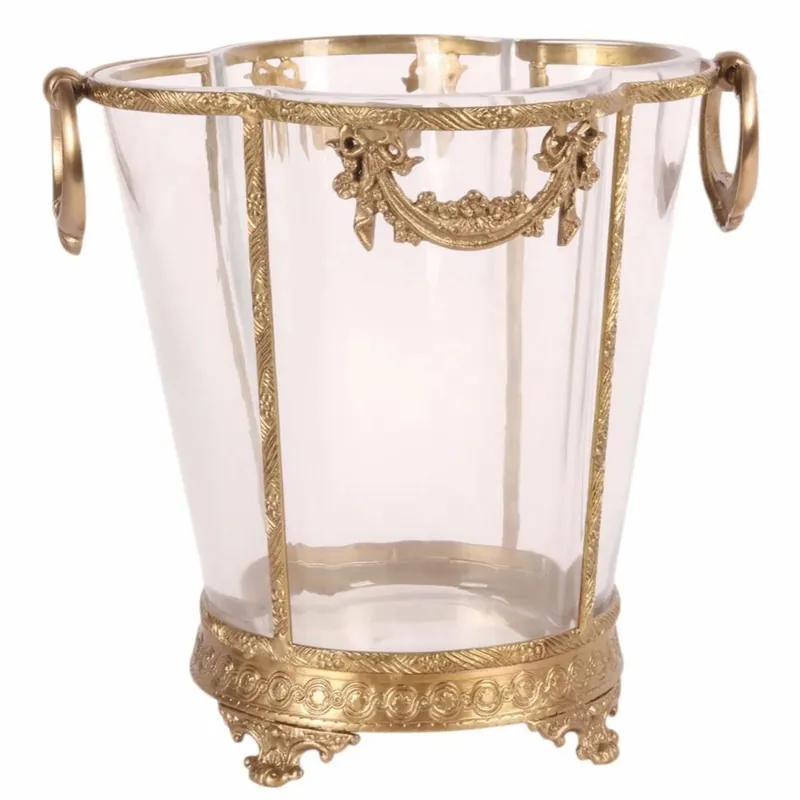 Billig Casa Padrino refroidisseur de vin baroque laiton H. 25 cm - Refroidisseur de champagne baroque