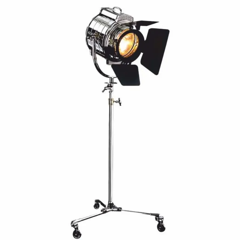 Casa Padrino lampe de studio de luxe argent H. 175-215 cm - Lampadaire de luxe Aktuell