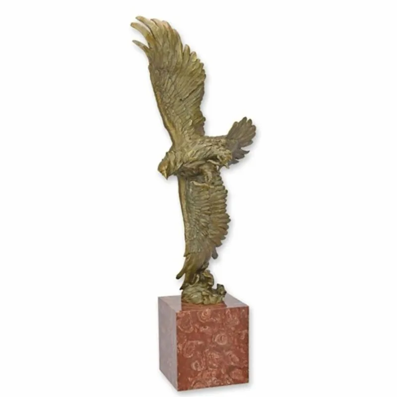Casa Padrino sculpture décorative de luxe en bronze aigle H. 89,8 cm - Figurine en bronze Geprüft