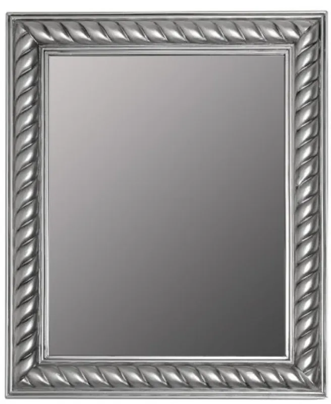 Casa Padrino Specchio / Specchio da Parete Barocco Argento Antico 52 x H. 62 cm - Mobili Barocchi Finale Aktion