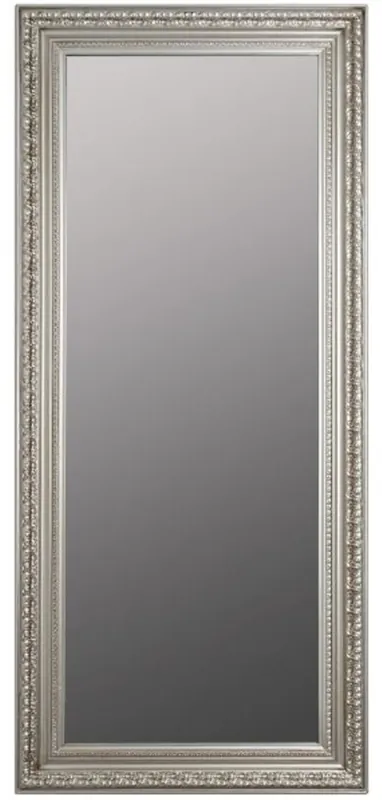 Casa Padrino Specchio da Parete Barocco Argento 72 x H. 162 cm - Specchio Barocco Fatto a Mano Direkt Vom Hersteller
